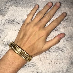 Solid gold bracelet. Real gold.